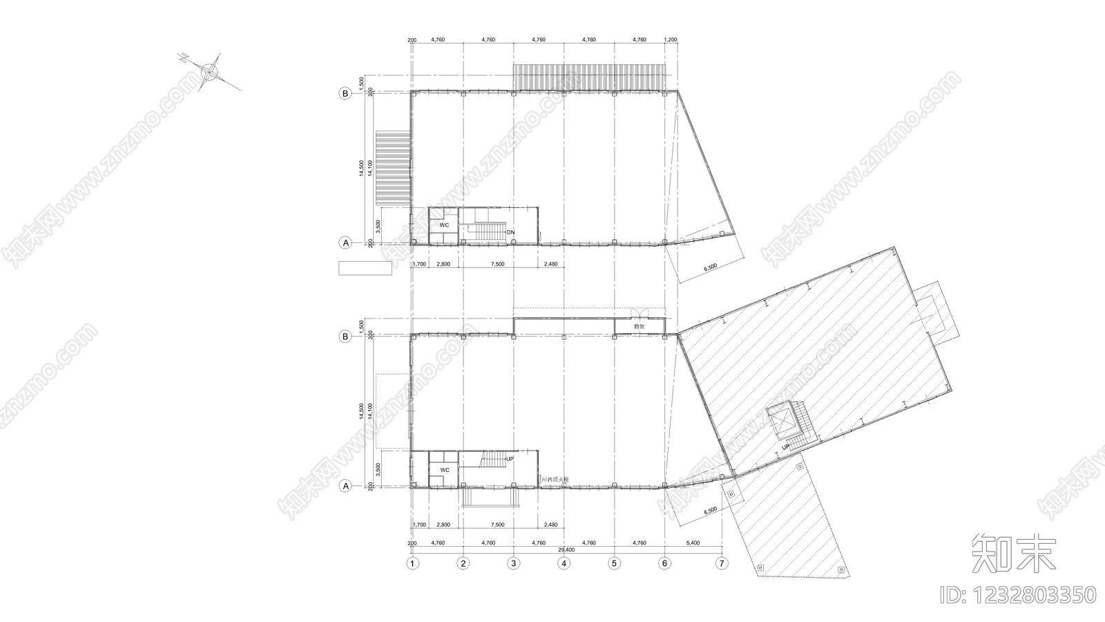 其他工装空间cad施工图下载【ID:1232803350】