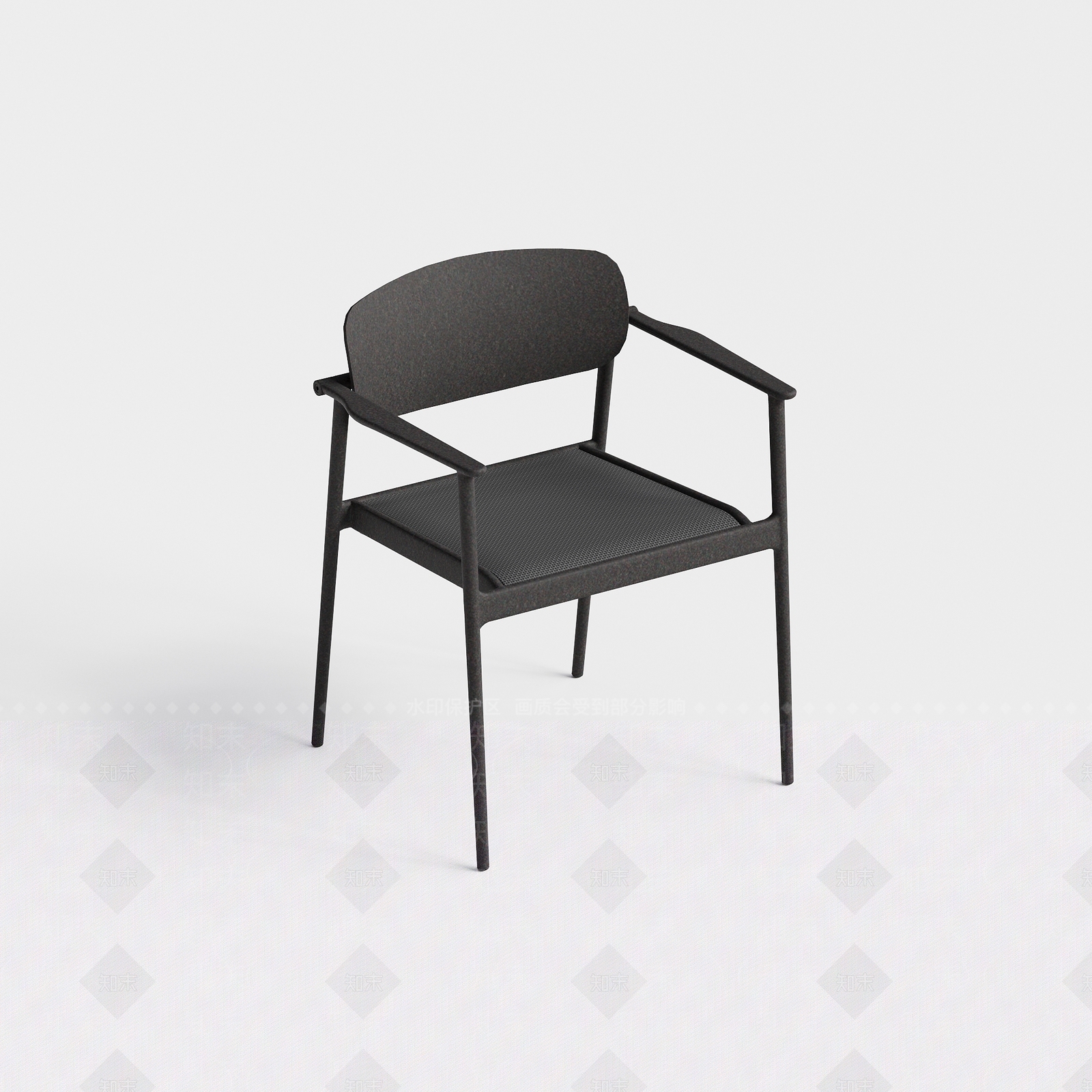现代简约户外椅3D模型下载【ID:1232805369】