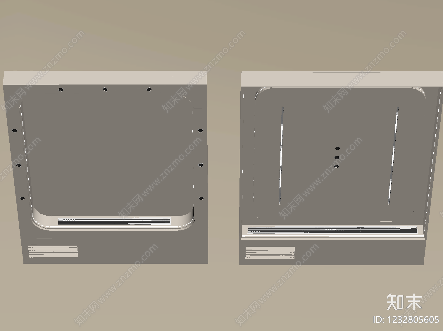 奶油风吊顶SU模型下载【ID:1232805605】