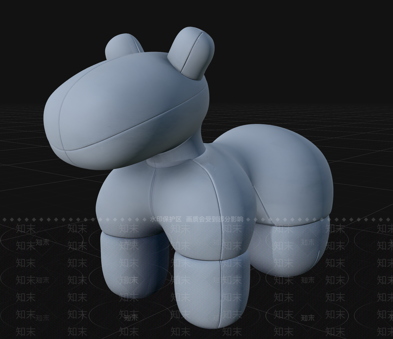 极简其他动物3D模型下载【ID:1232805956】