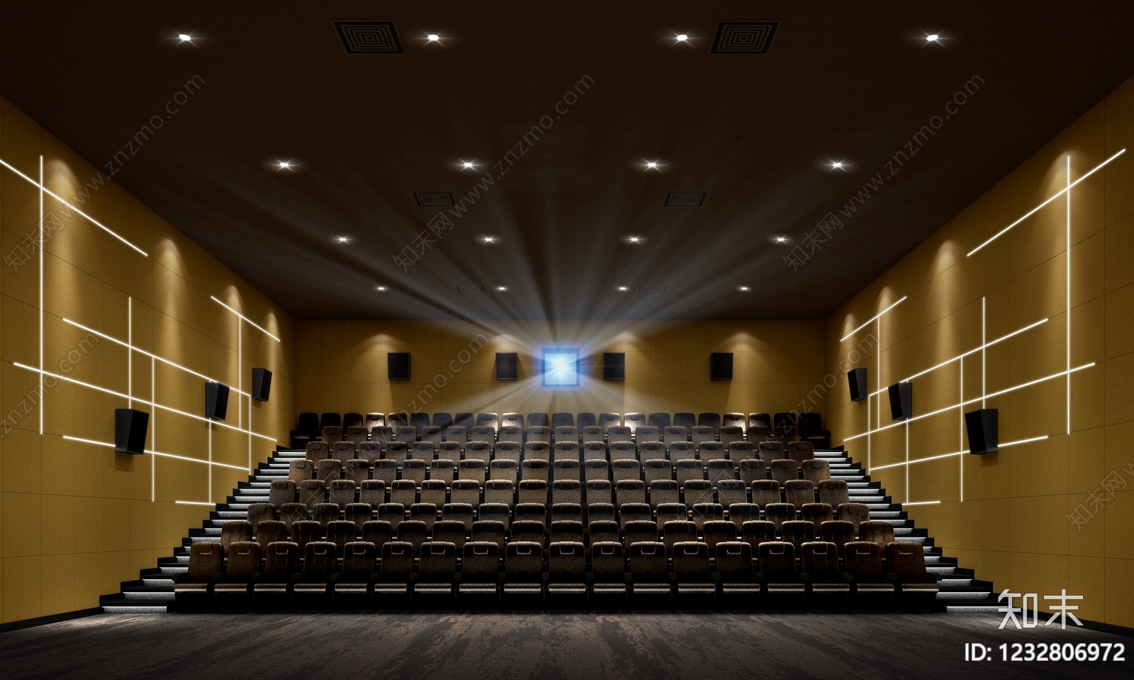 现代电影院3D模型下载【ID:1232806972】