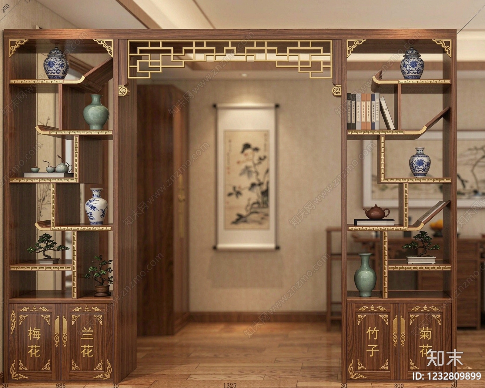 柜子cad施工图下载【ID:1232809899】