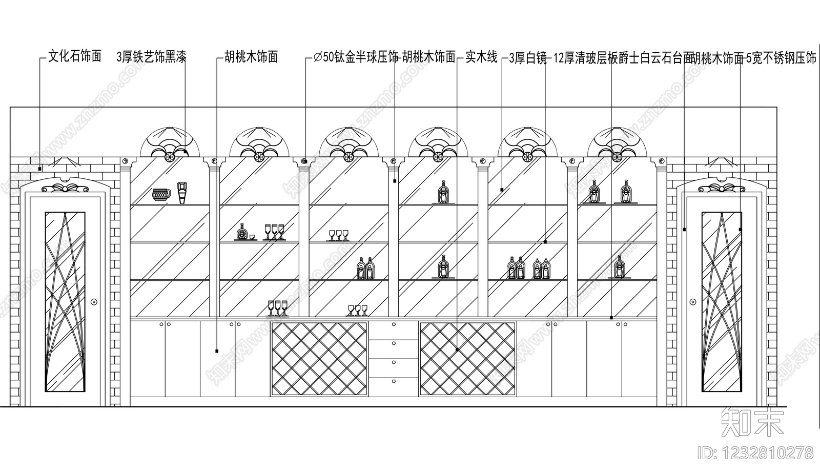 柜子cad施工图下载【ID:1232810278】
