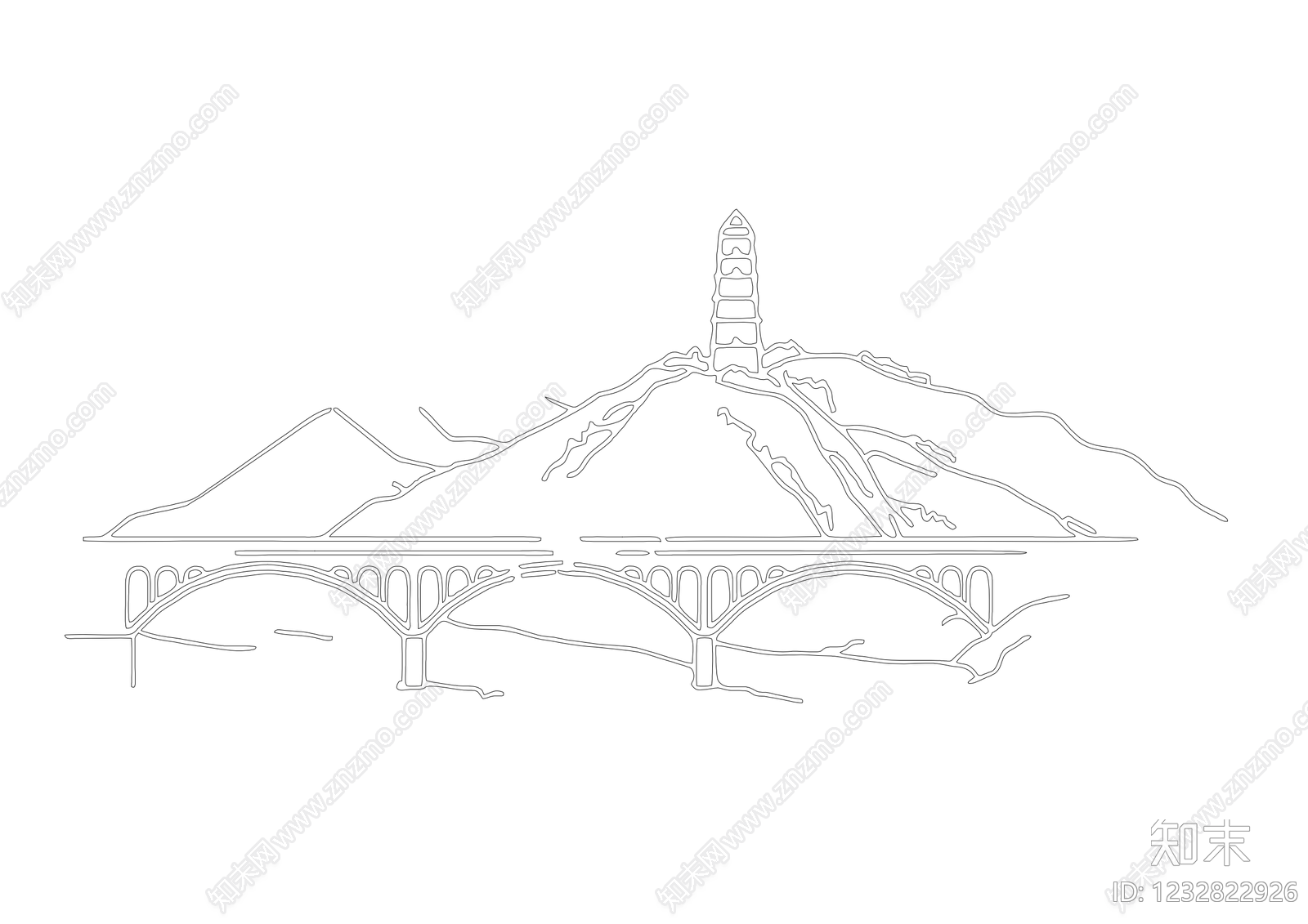 景墙图库CAD图纸
