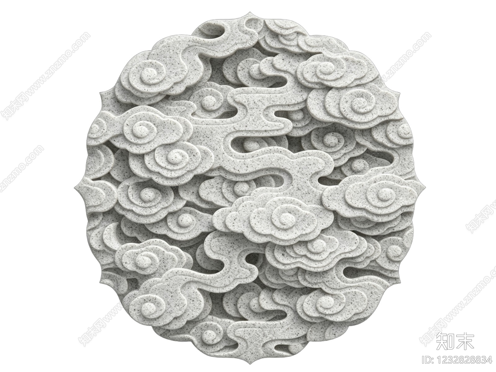 中式浮雕SU模型下载【ID:1232828834】