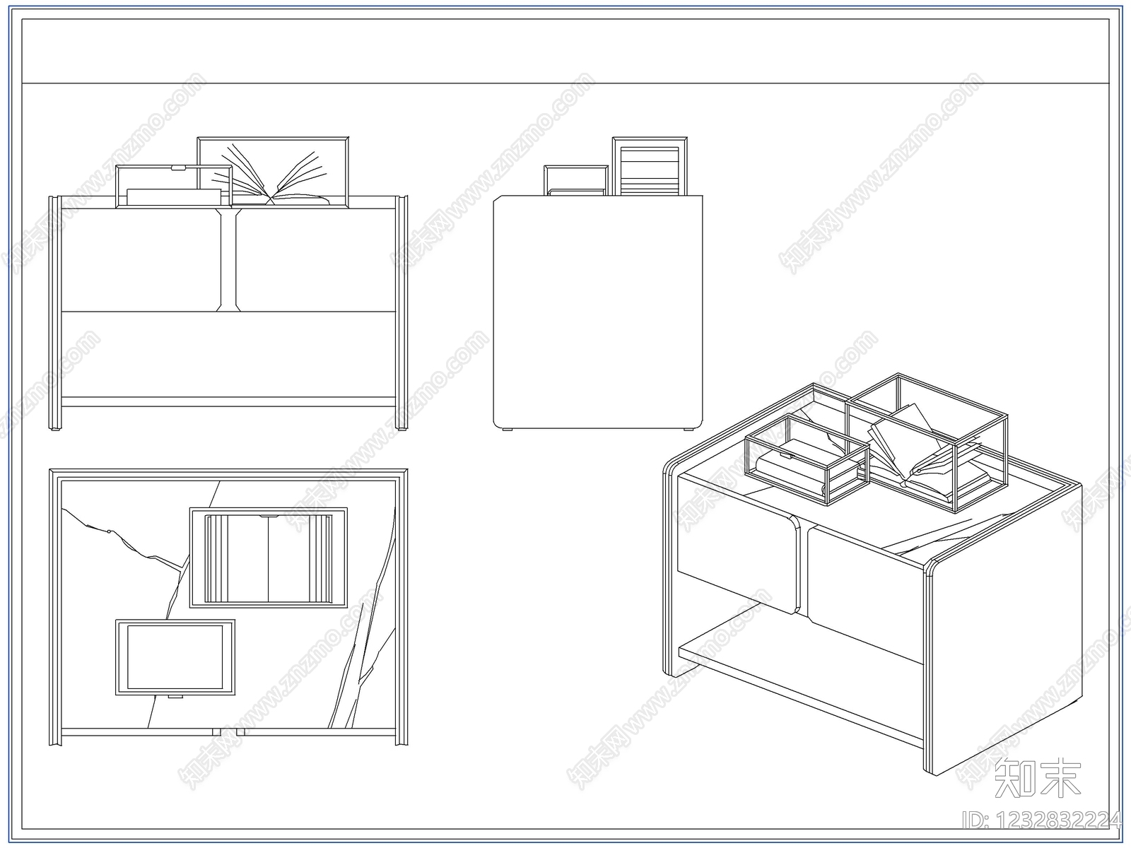 柜子cad施工图下载【ID:1232832224】