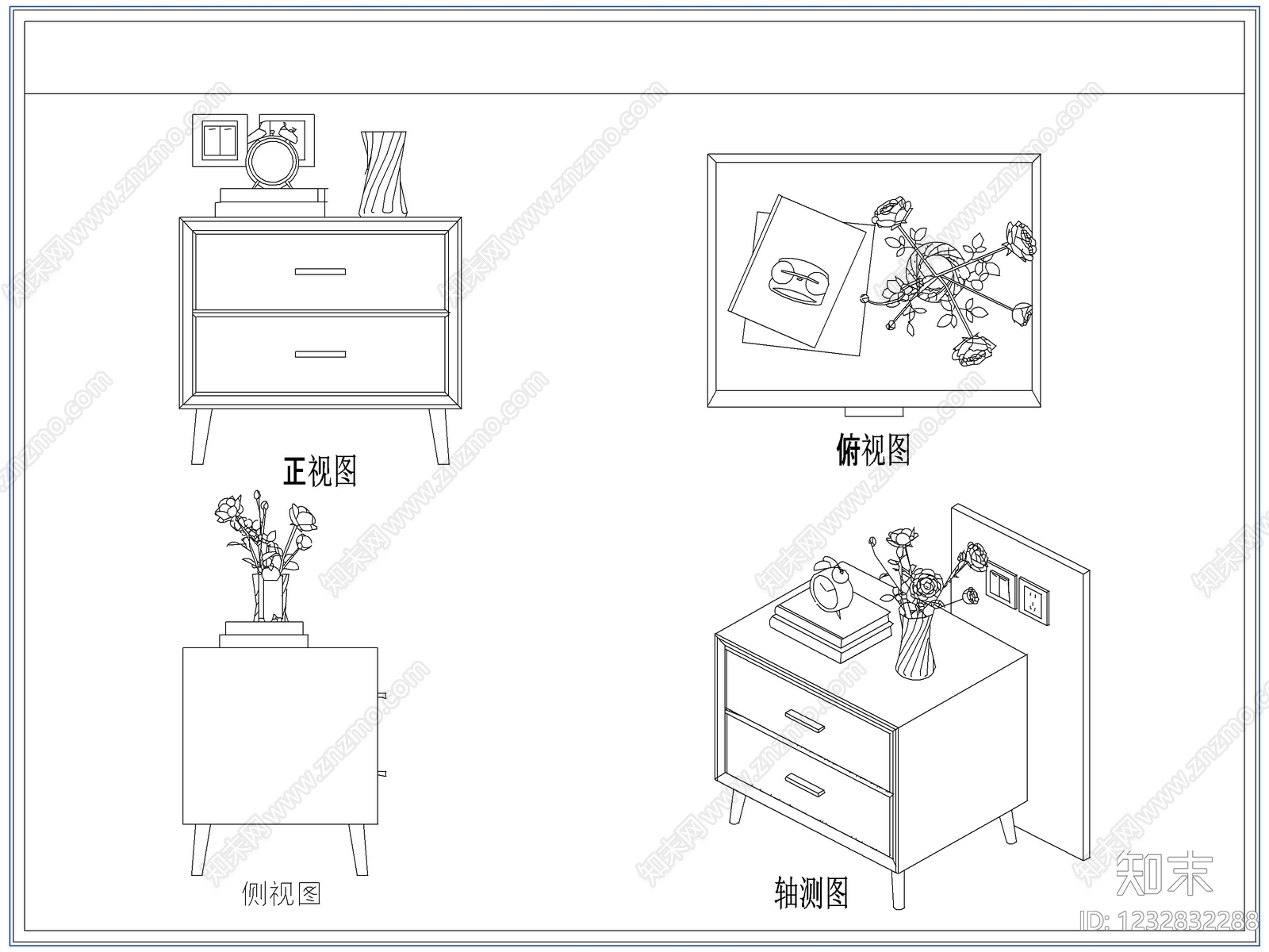 柜子cad施工图下载【ID:1232832288】