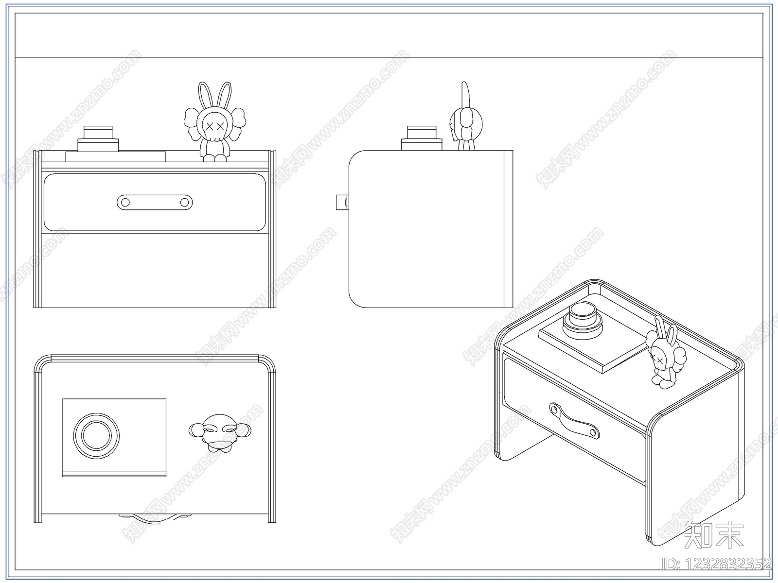柜子cad施工图下载【ID:1232832352】