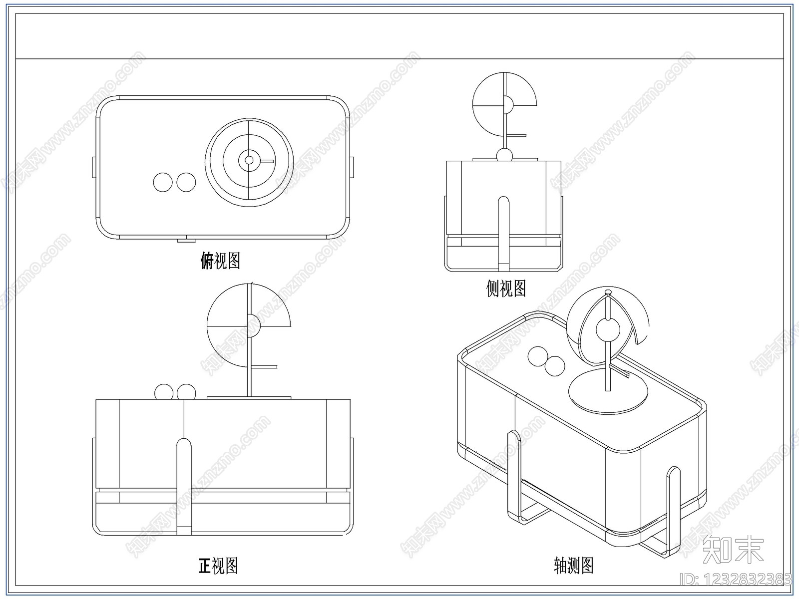 柜子cad施工图下载【ID:1232832383】