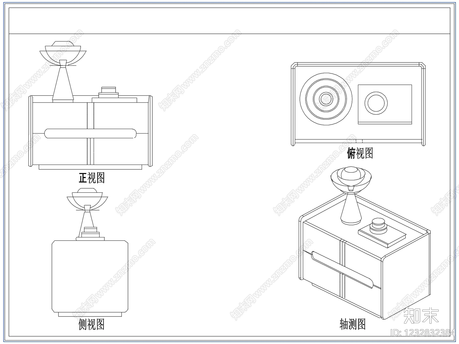 柜子cad施工图下载【ID:1232832384】