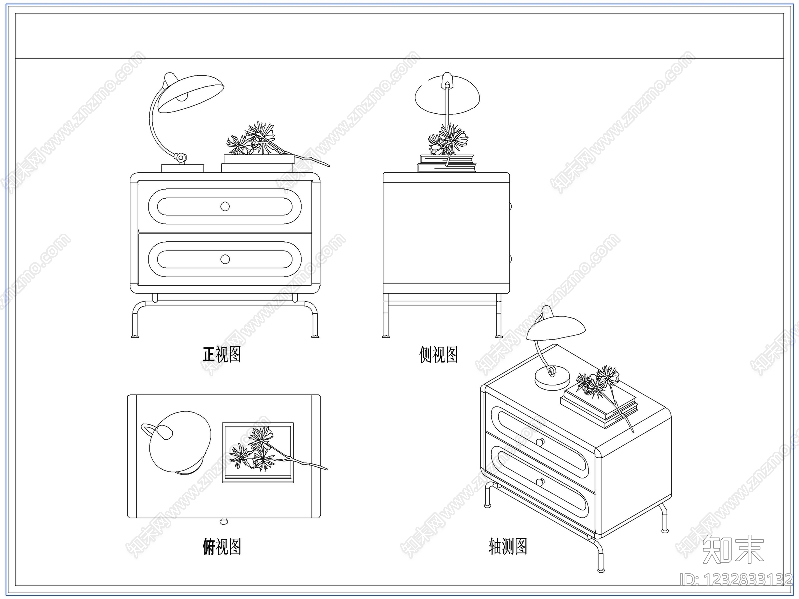 柜子cad施工图下载【ID:1232833132】