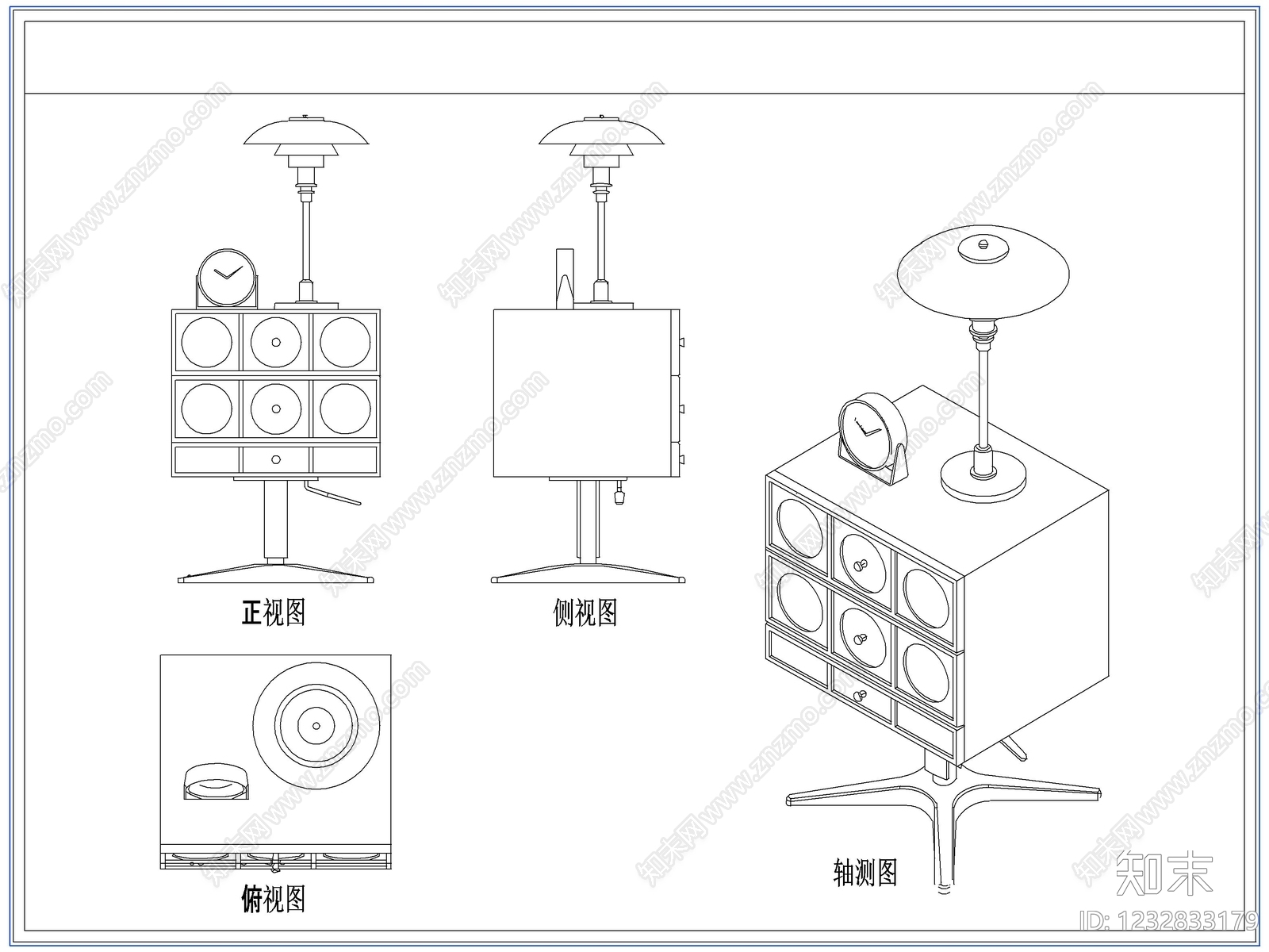 柜子cad施工图下载【ID:1232833179】
