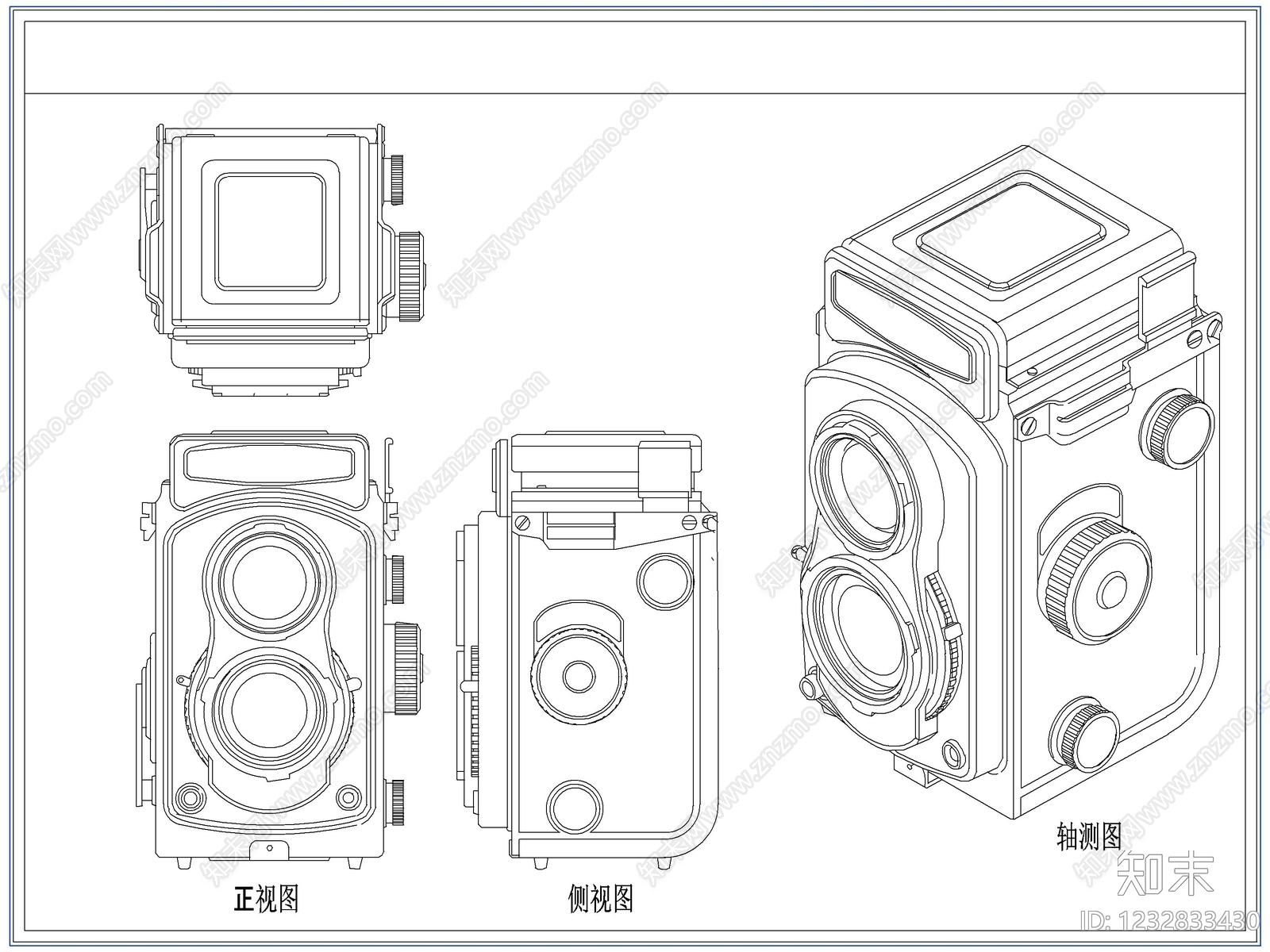 复古电器CAD图纸