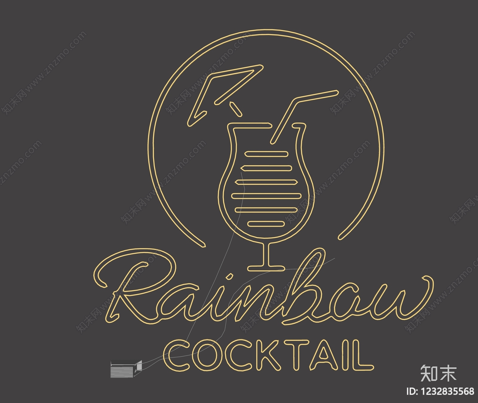 复古立体LOGOSU模型下载【ID:1232835568】