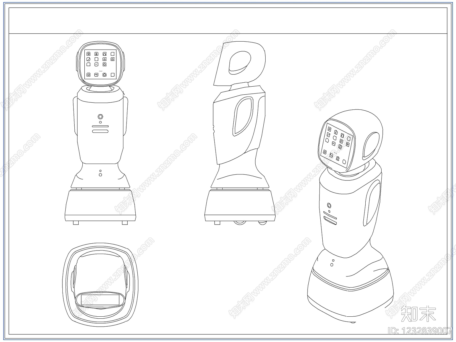 综合器材设备图库cad施工图下载【ID:1232839007】