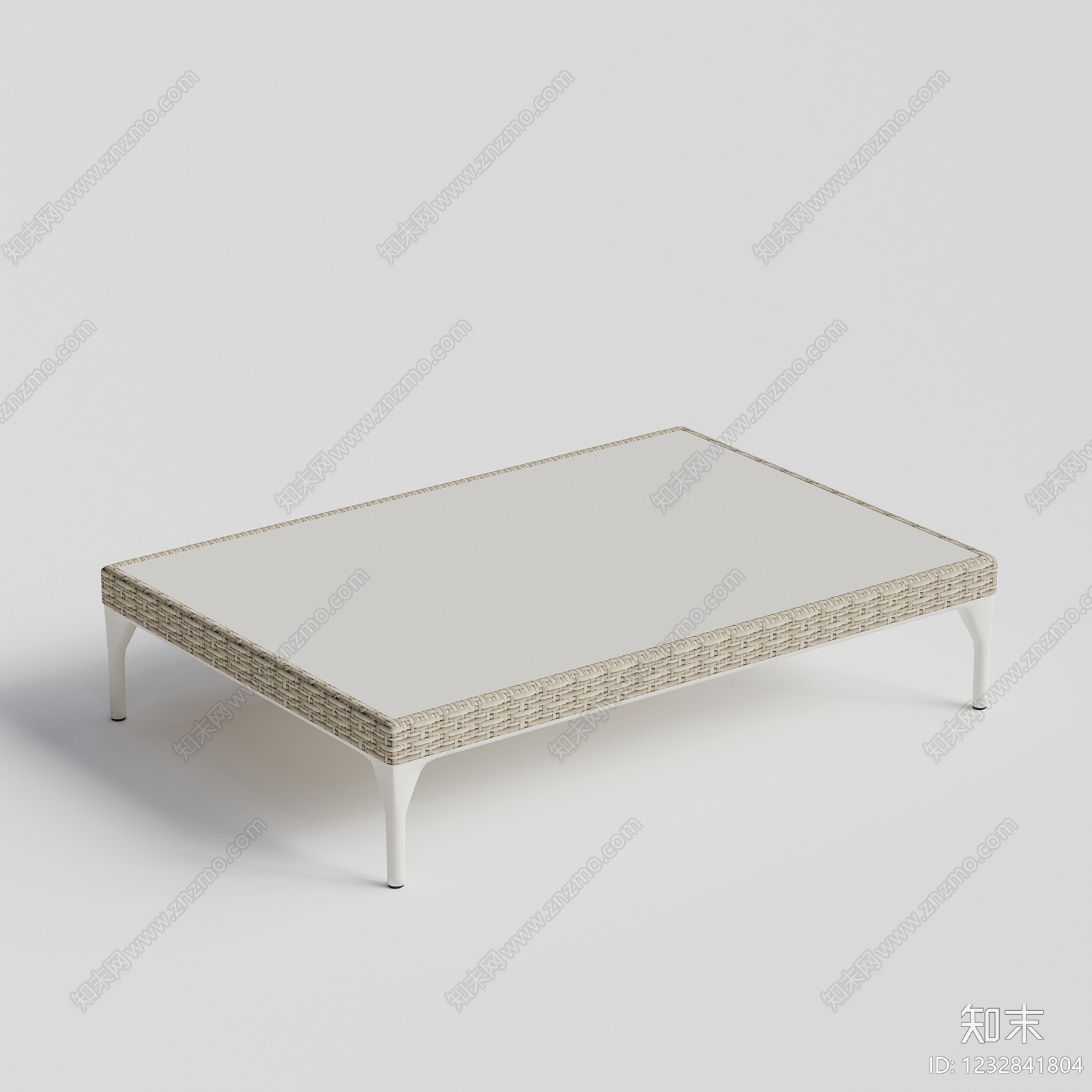 现代简约户外桌椅3D模型下载【ID:1232841804】