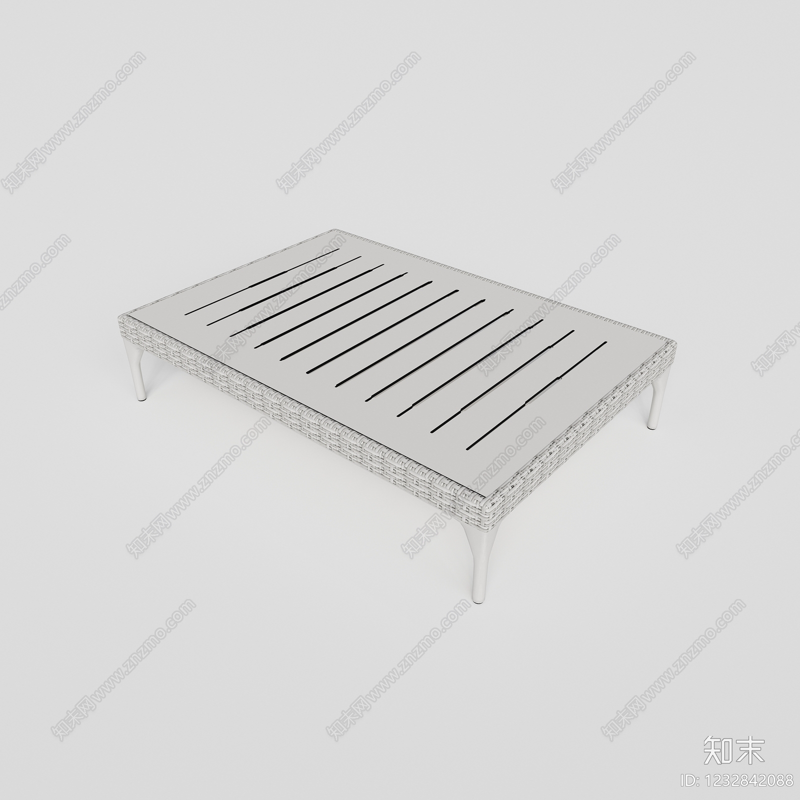 极简户外桌椅3D模型下载【ID:1232842088】