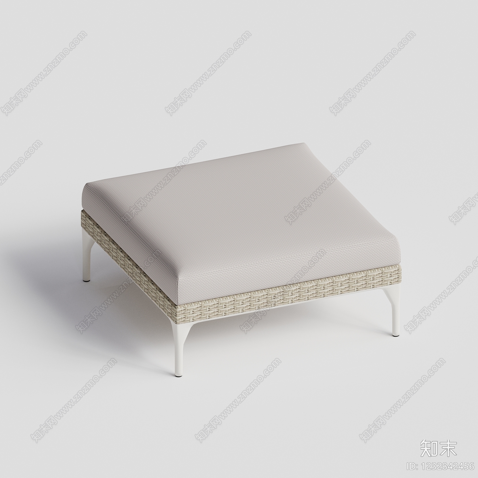 现代简约沙发凳SU模型下载【ID:1232842456】