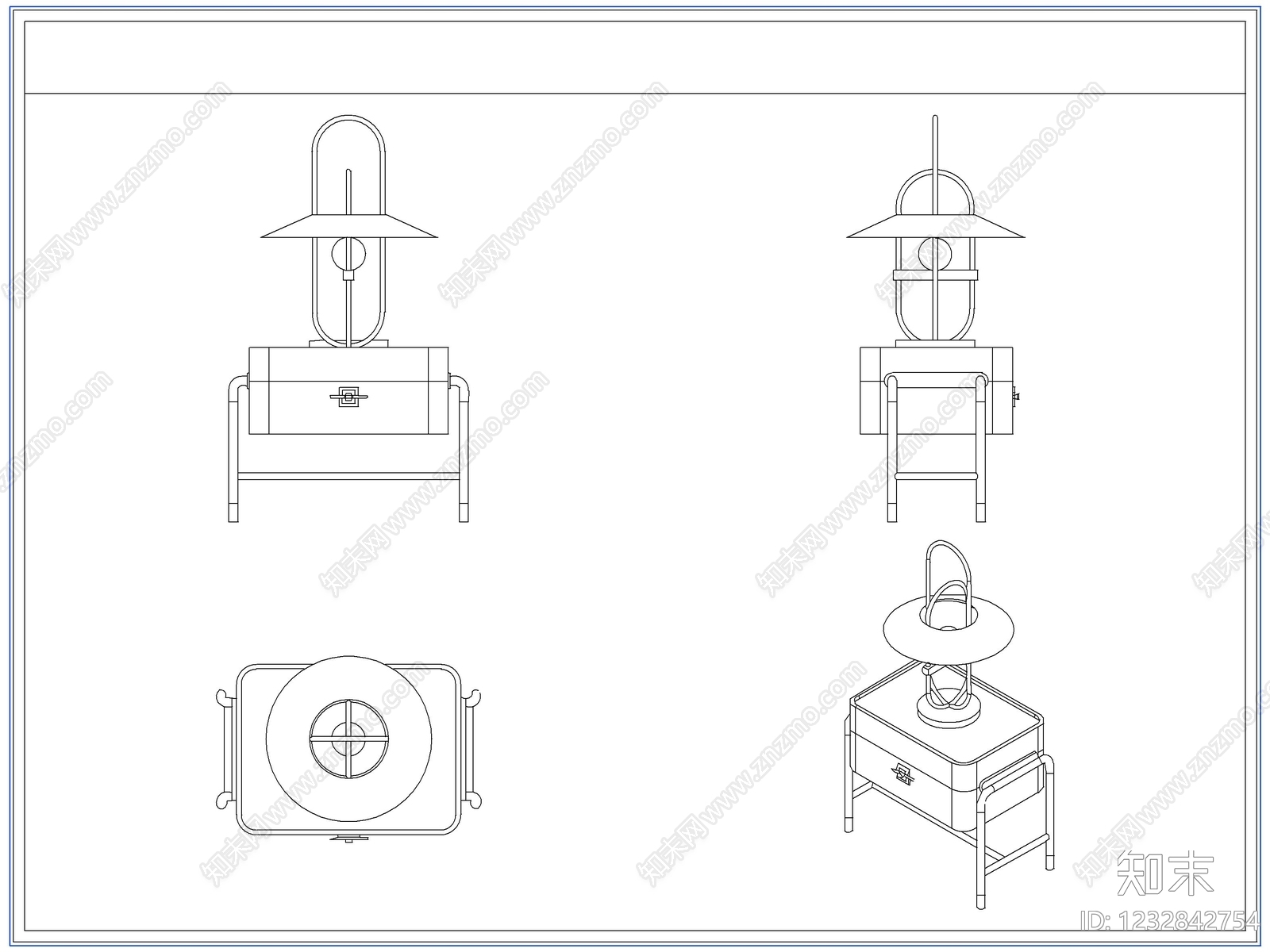 柜子cad施工图下载【ID:1232842754】
