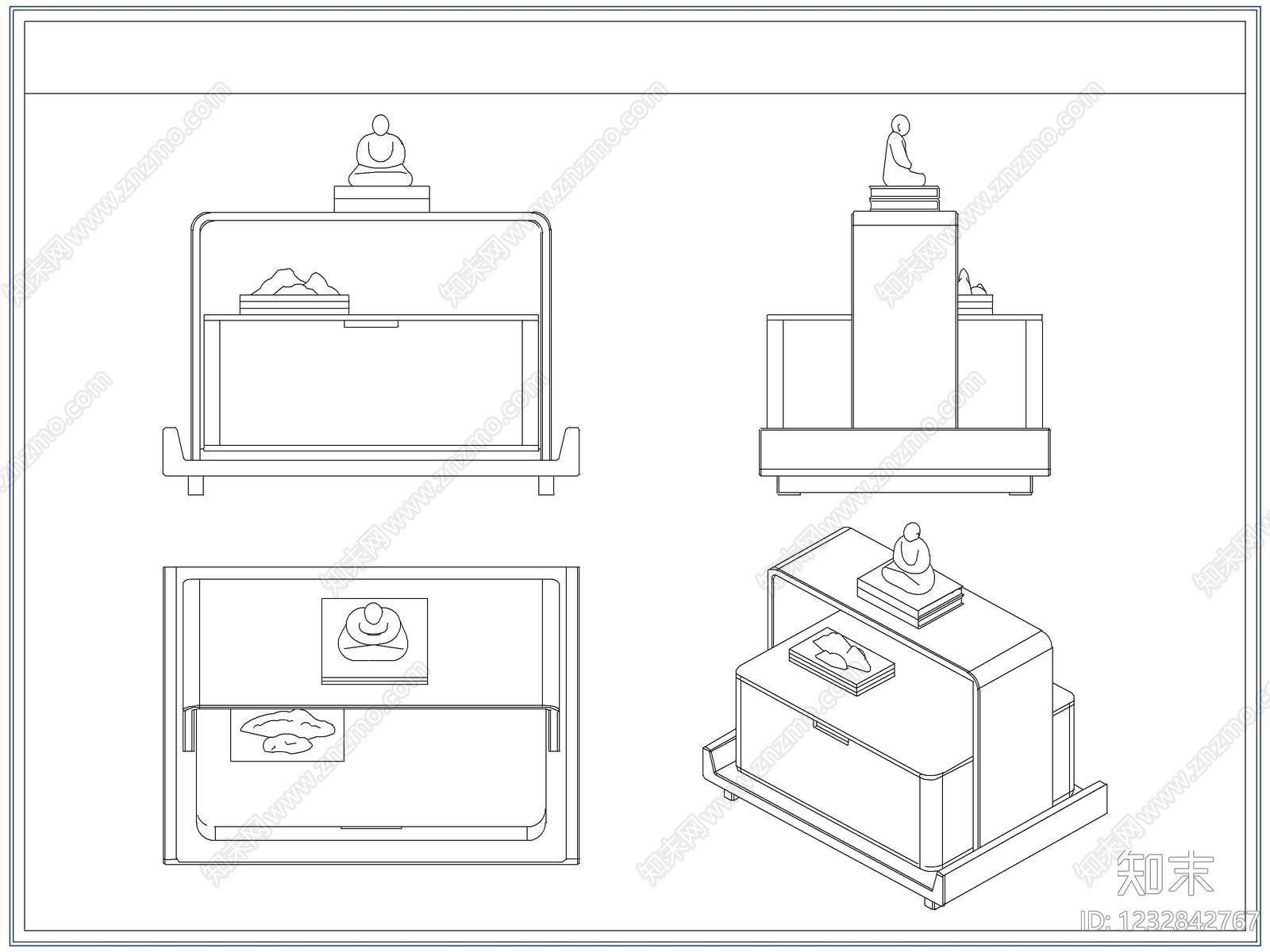 柜子cad施工图下载【ID:1232842767】