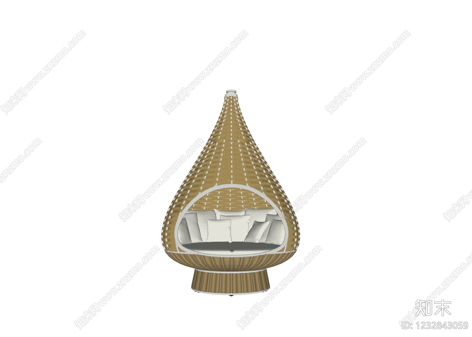 现代异形沙发SU模型下载【ID:1232843059】