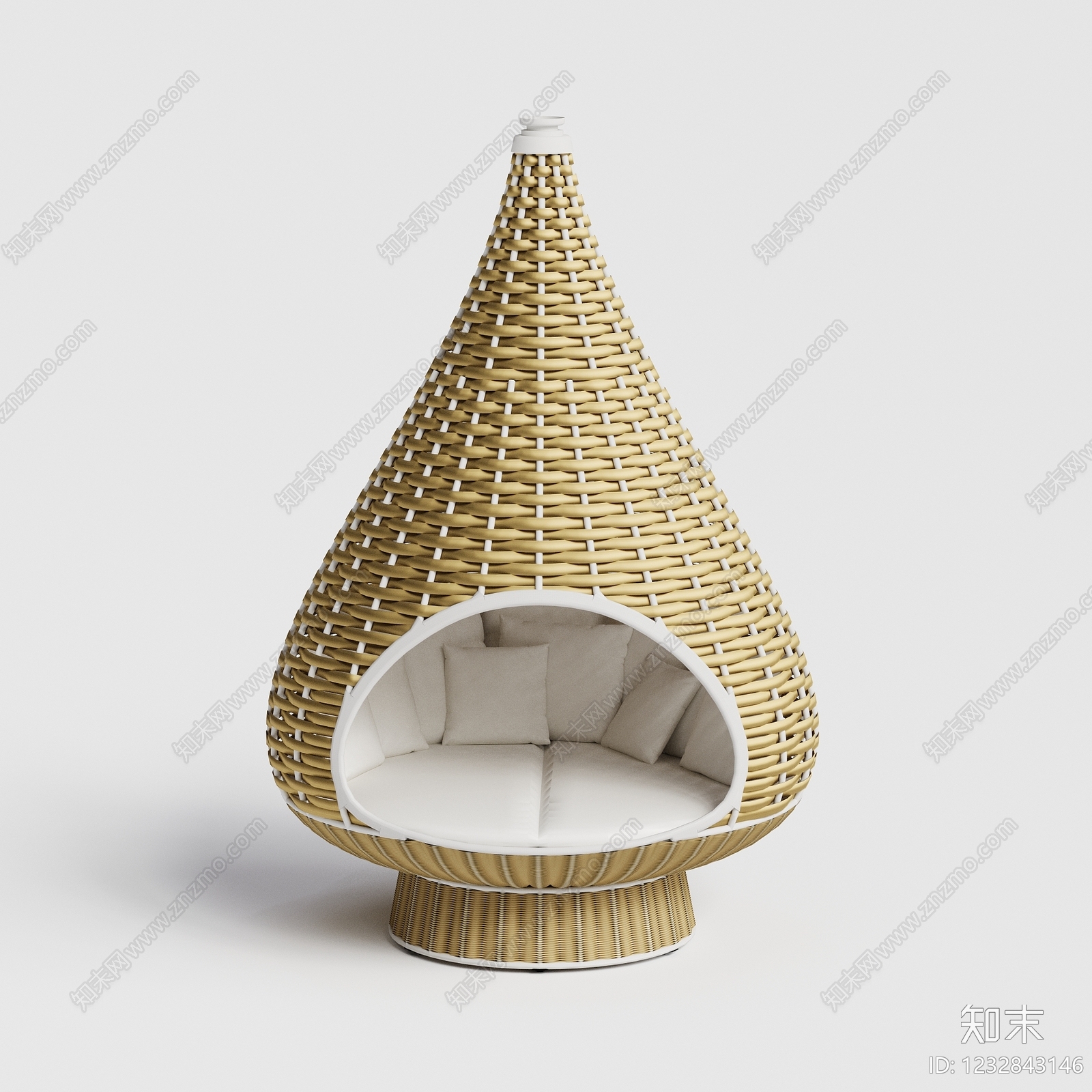 现代吊椅3D模型下载【ID:1232843146】