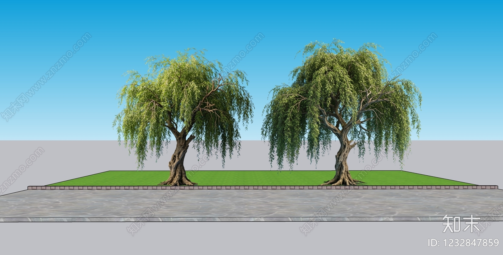 现代主义乔木SU模型下载【ID:1232847859】