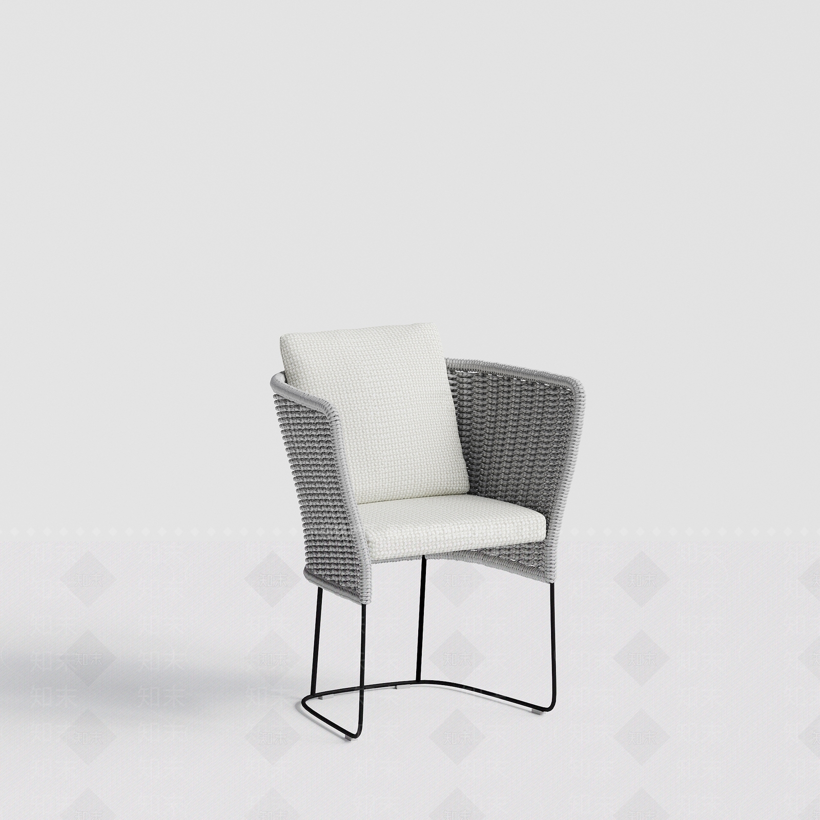 现代简约户外椅3D模型下载【ID:1232849499】