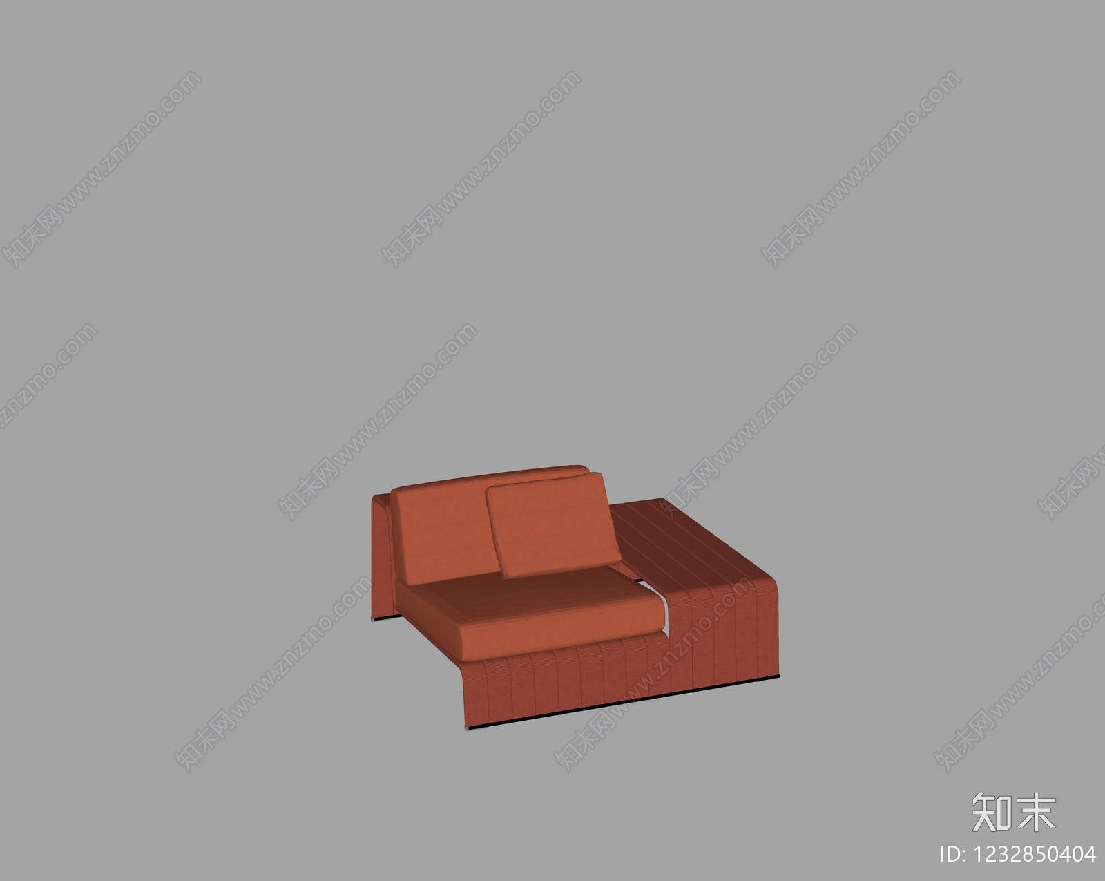 现代简约户外沙发SU模型下载【ID:1232850404】