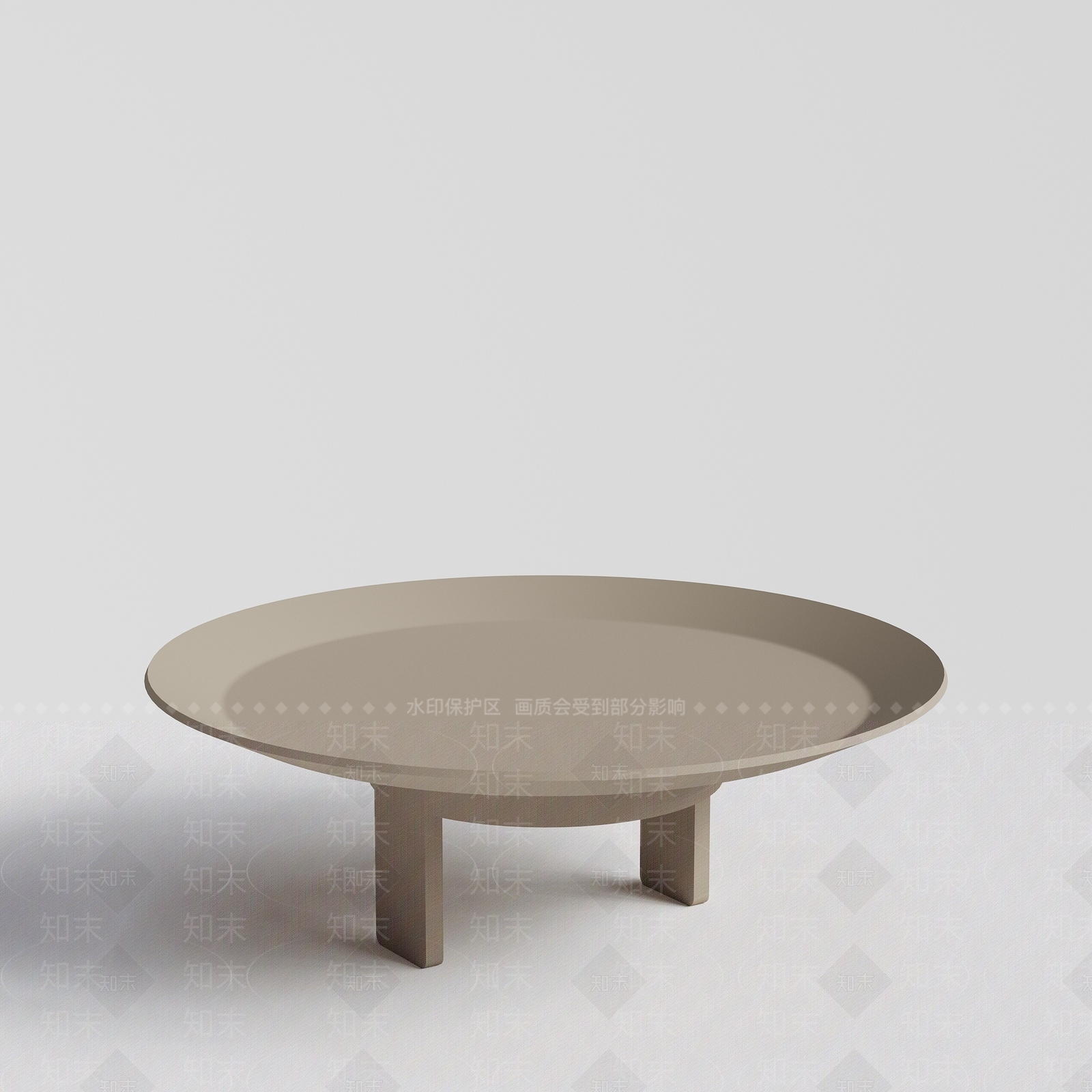 极简户外桌椅3D模型下载【ID:1232851950】