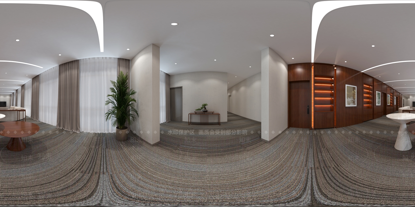 现代简约休息区3D模型下载【ID:1232853251】