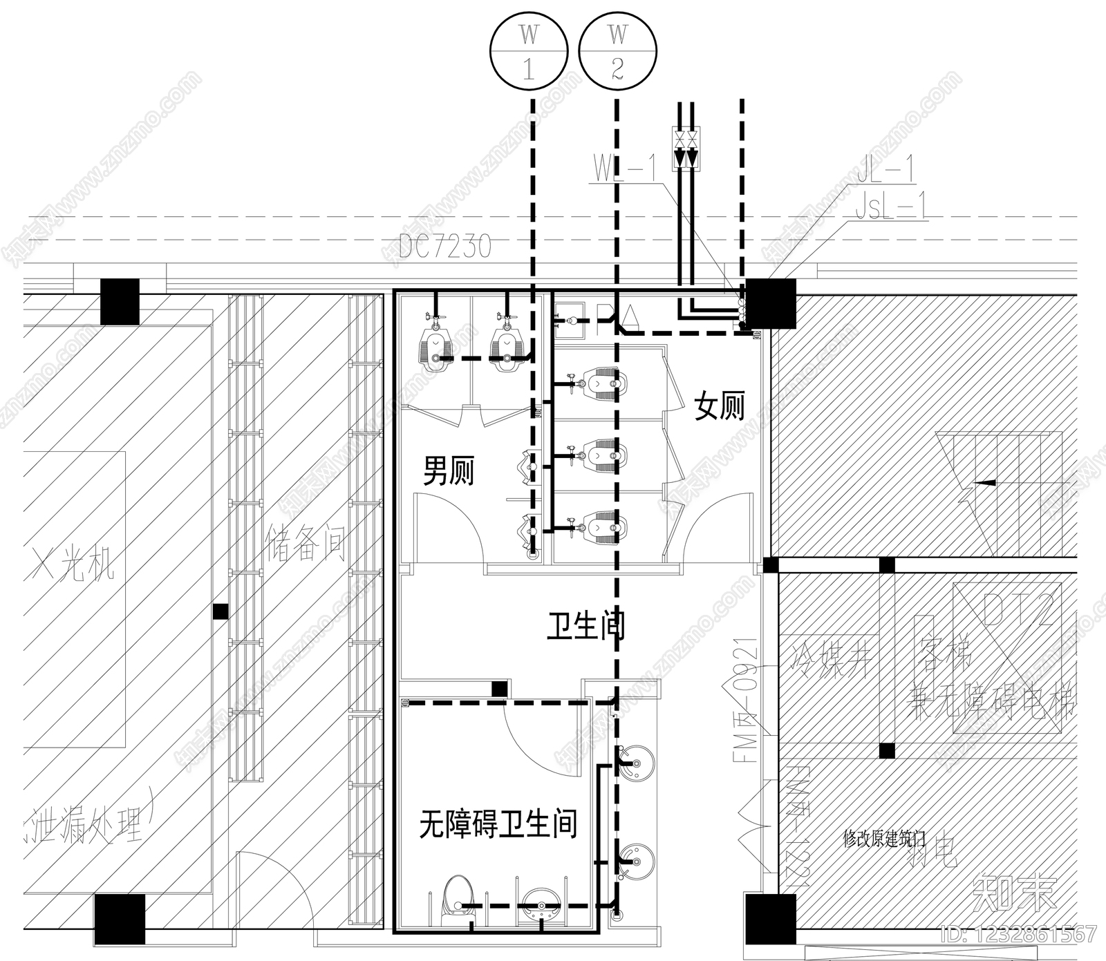 实验室cad施工图下载【ID:1232861567】