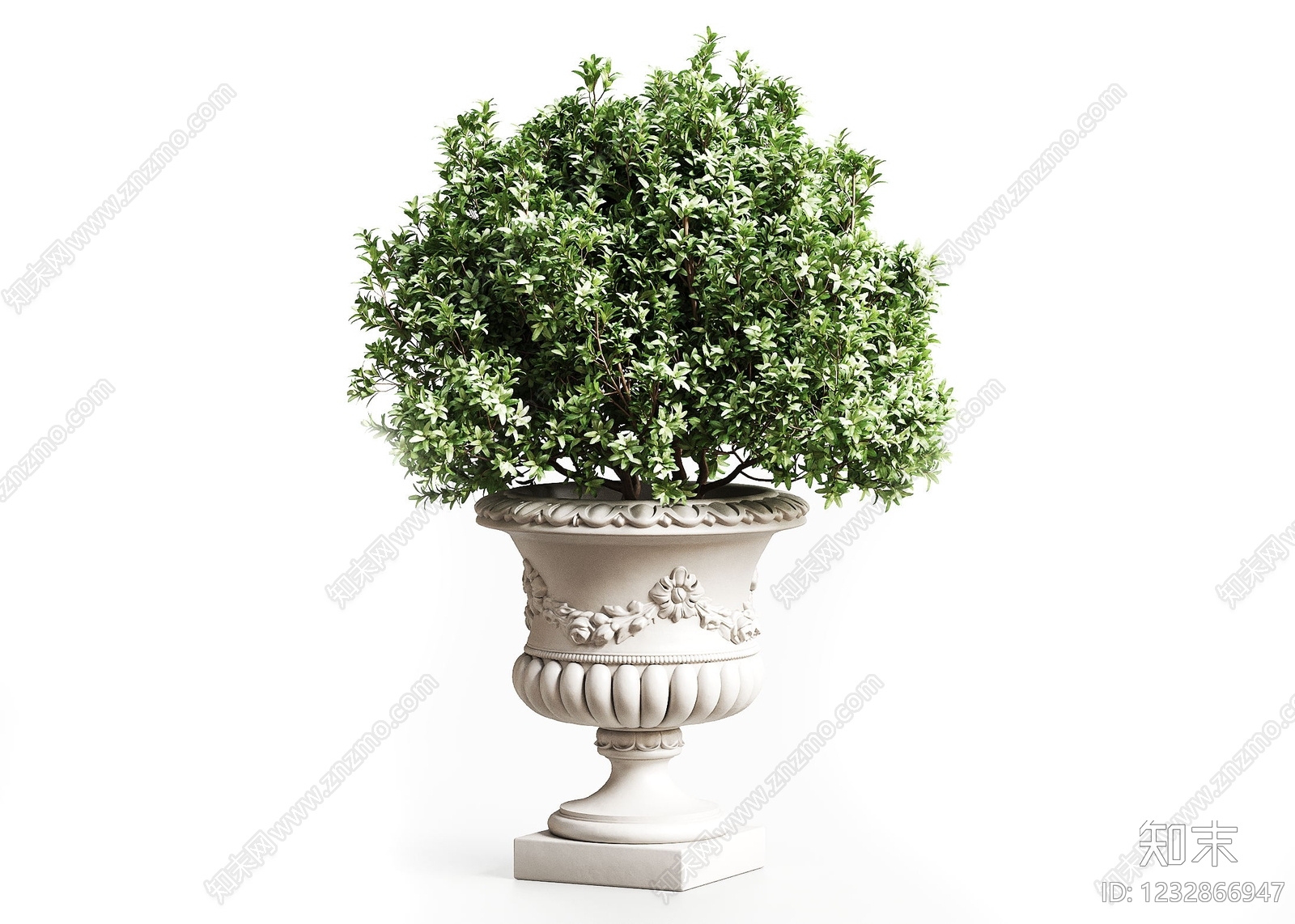 欧式灌木SU模型下载【ID:1232866947】