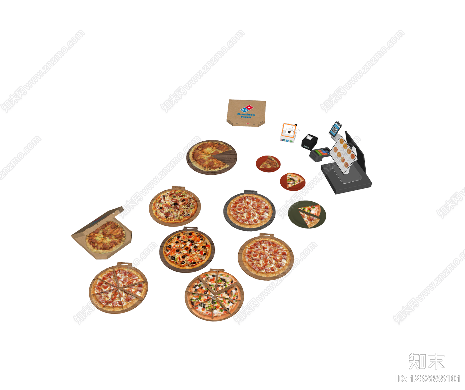极简食物饮料SU模型下载【ID:1232868101】