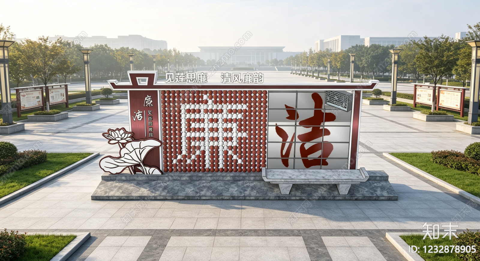 景墙cad施工图下载【ID:1232878905】