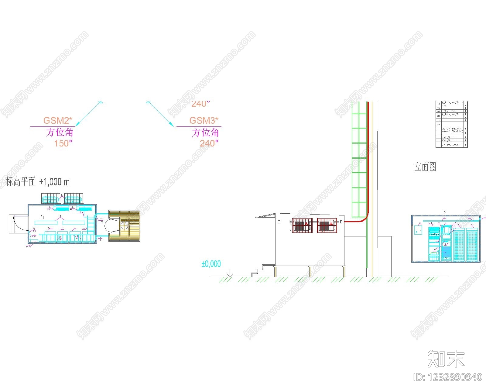 通信网络系统cad施工图下载【ID:1232890940】