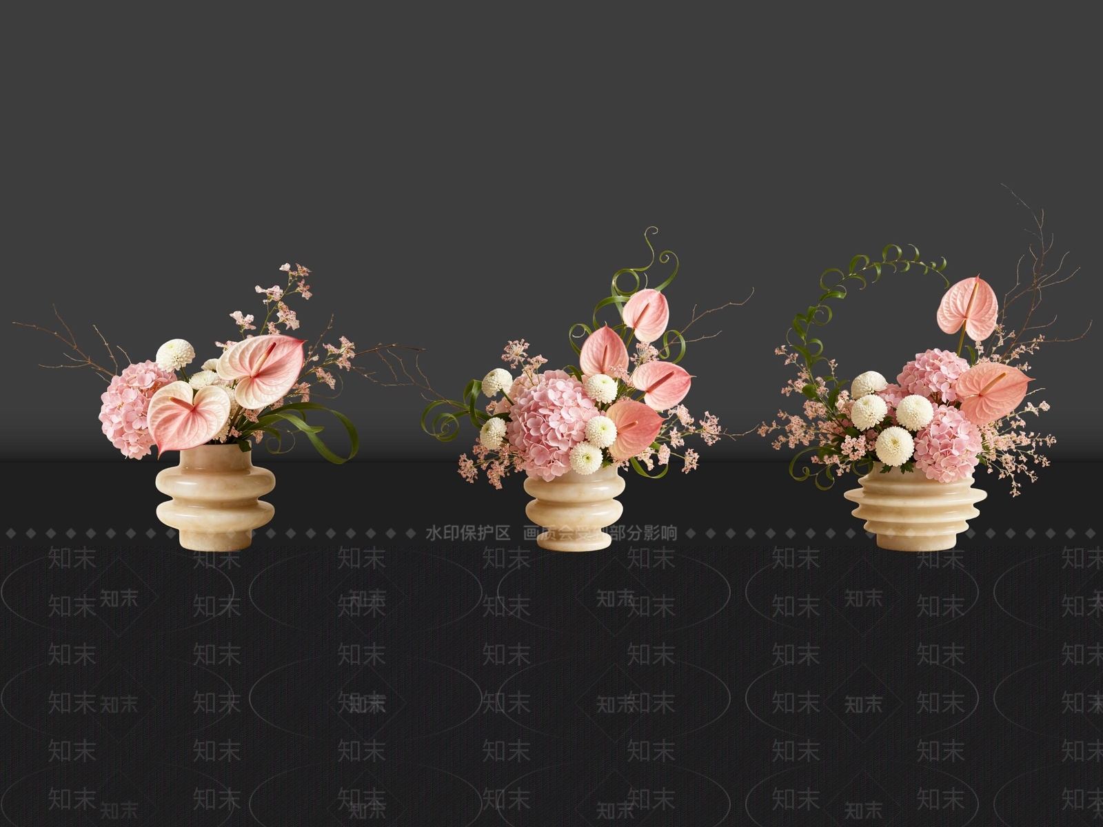 奶油风花瓶SU模型下载【ID:1232896087】