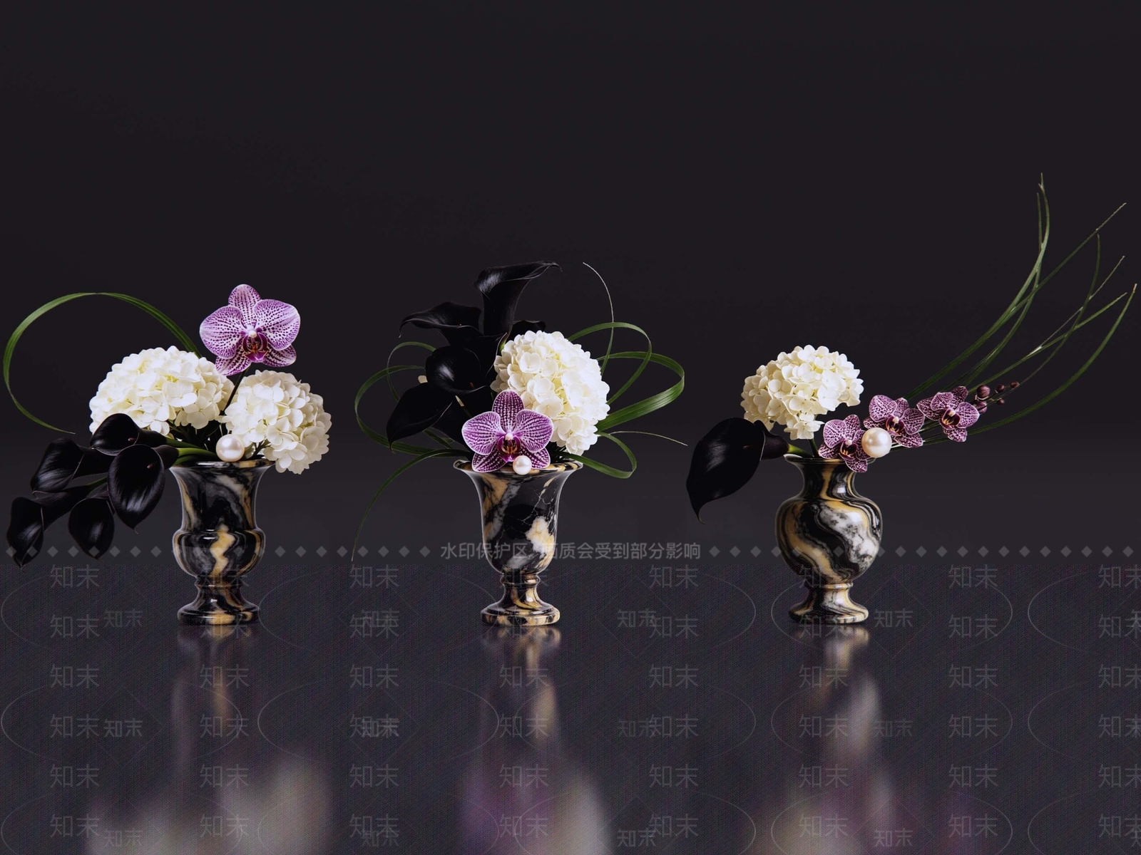 轻奢花瓶SU模型下载【ID:1232899437】