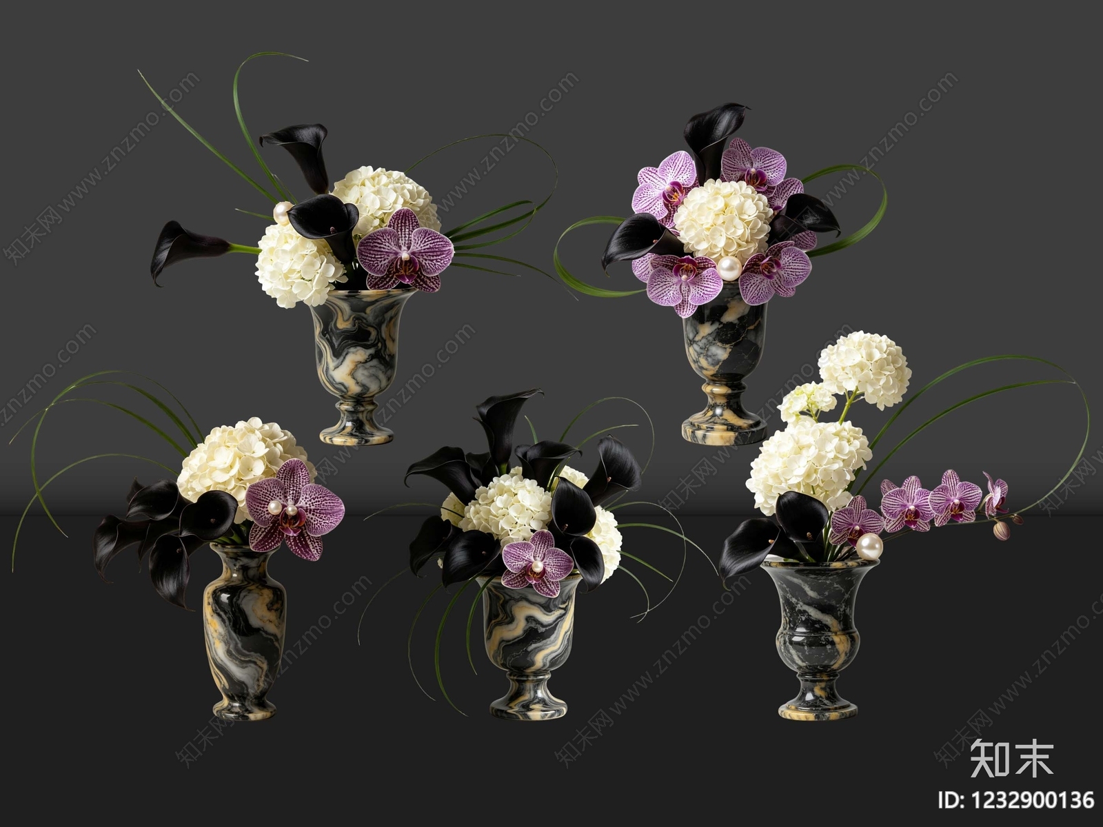 轻奢花瓶SU模型下载【ID:1232900136】