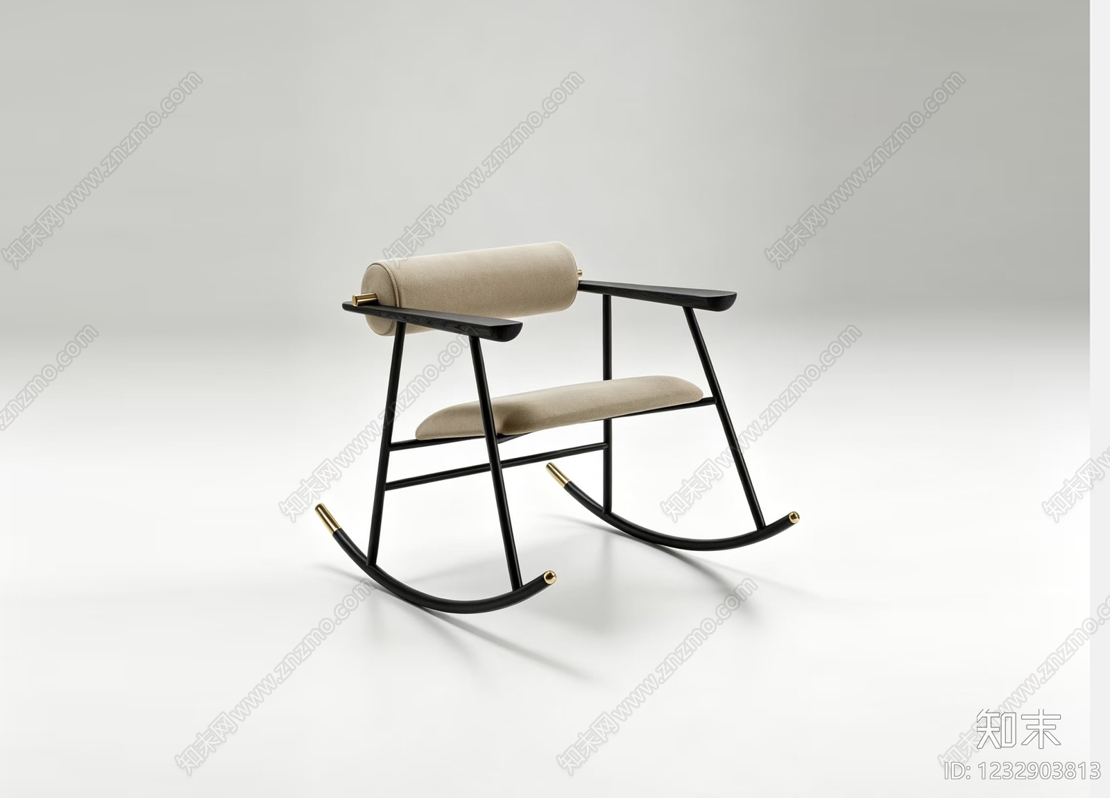 轻奢休闲椅3D模型下载【ID:1232903813】