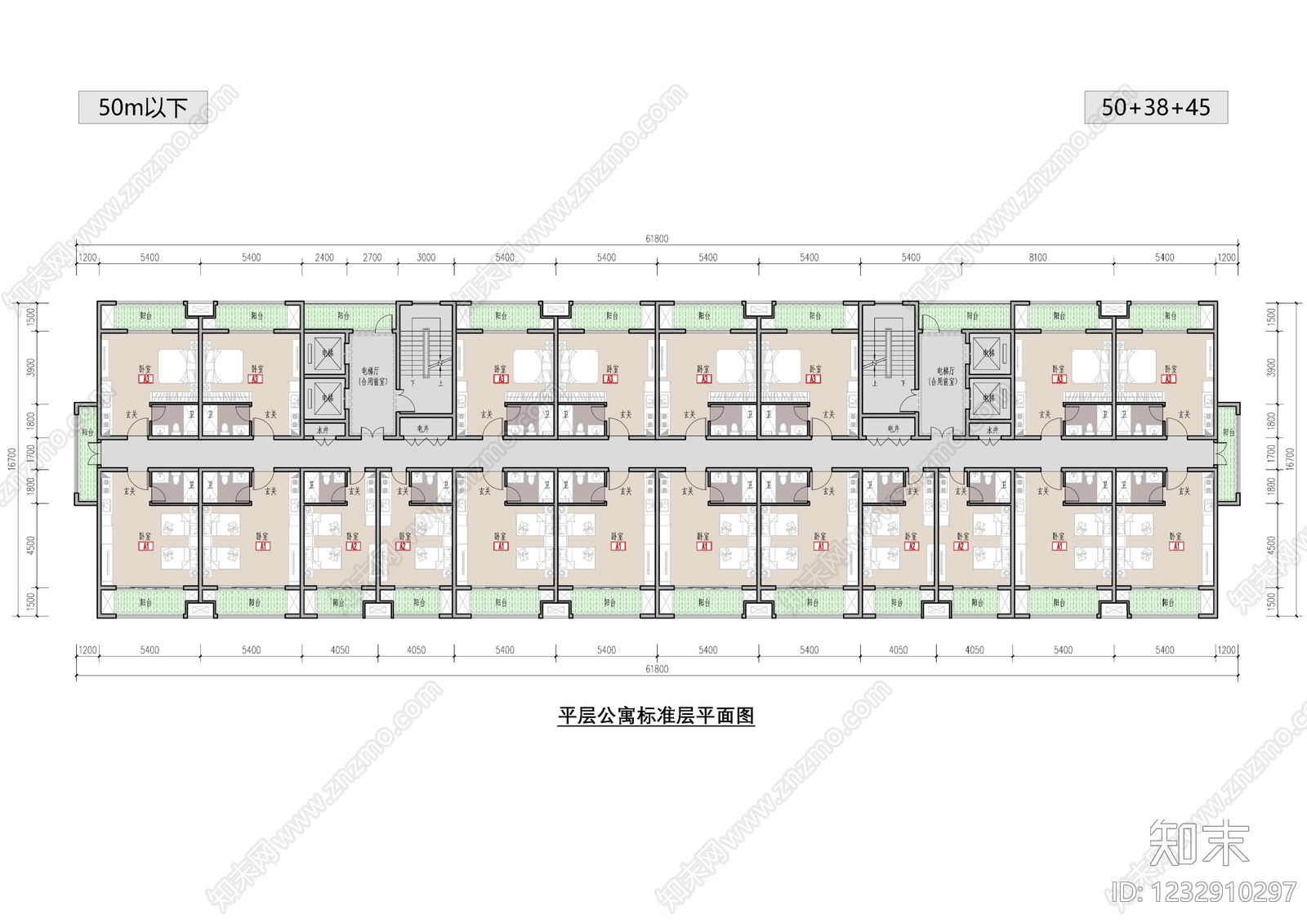 公寓建筑CAD图纸