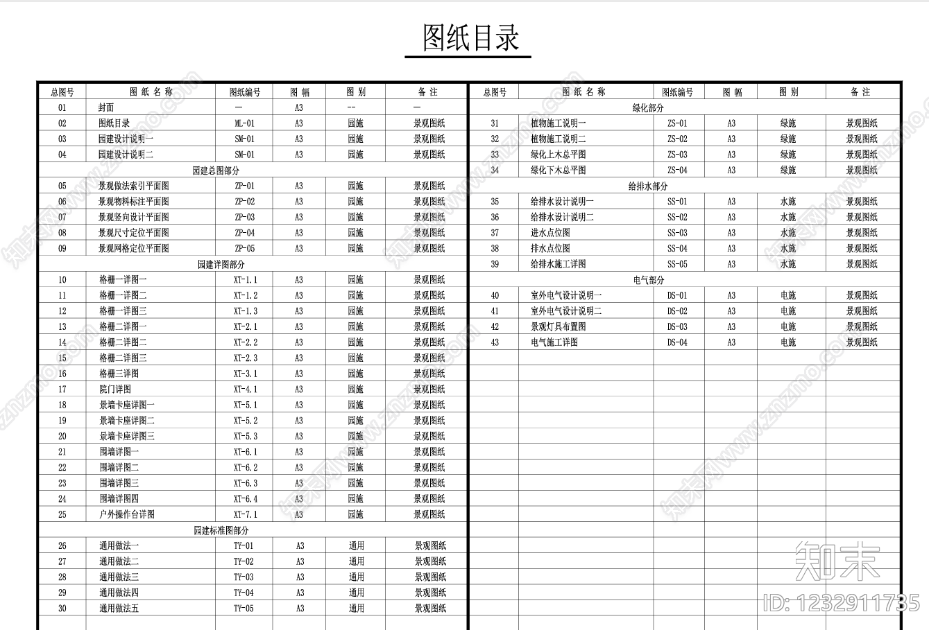 庭院cad施工图下载【ID:1232911735】