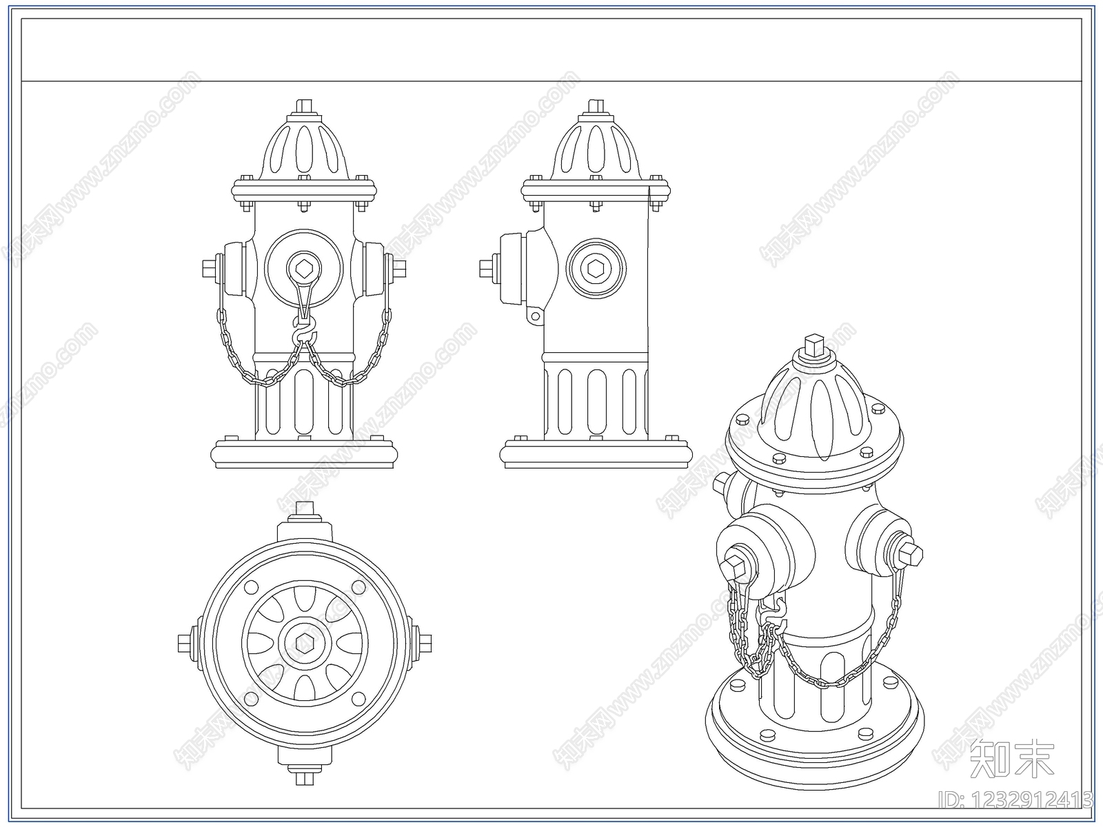 综合器材设备图库cad施工图下载【ID:1232912413】