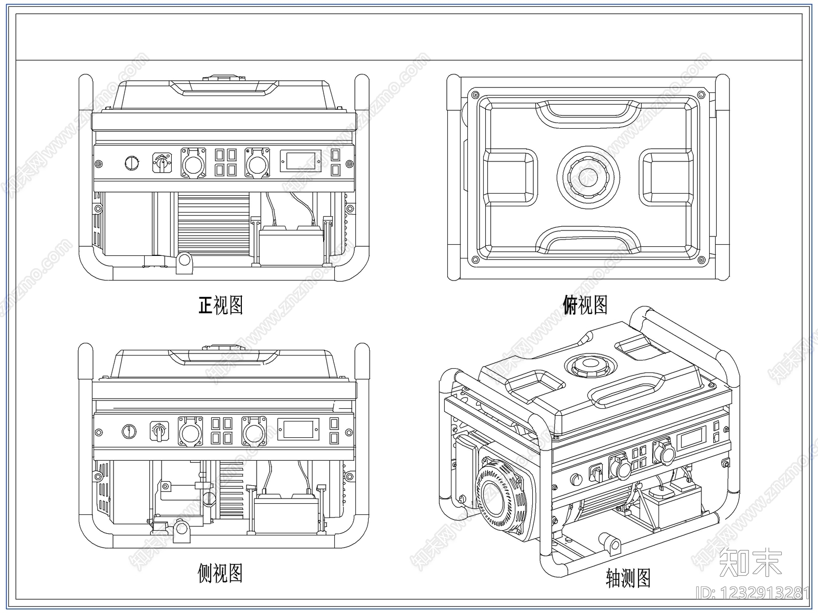 综合器材设备图库cad施工图下载【ID:1232913281】