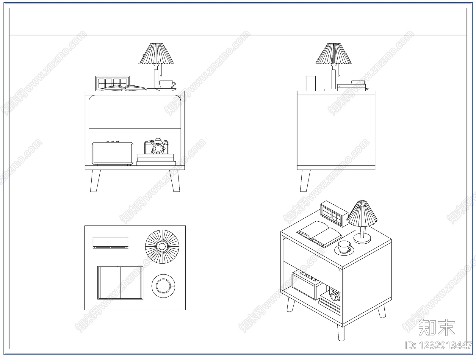 柜子cad施工图下载【ID:1232913447】