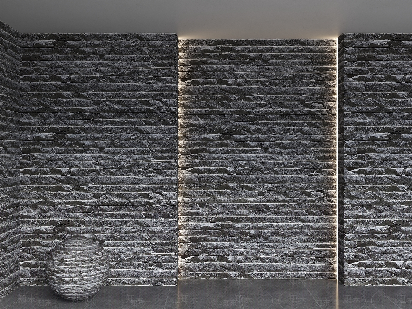 极简石材3D模型下载【ID:1232913714】