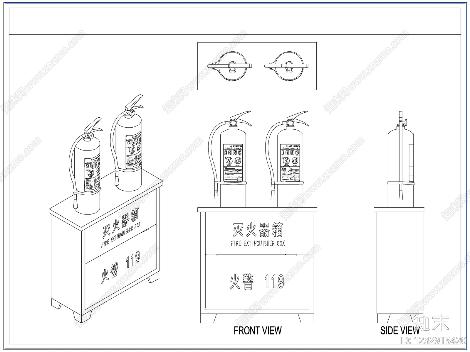 综合器材设备图库cad施工图下载【ID:1232915420】