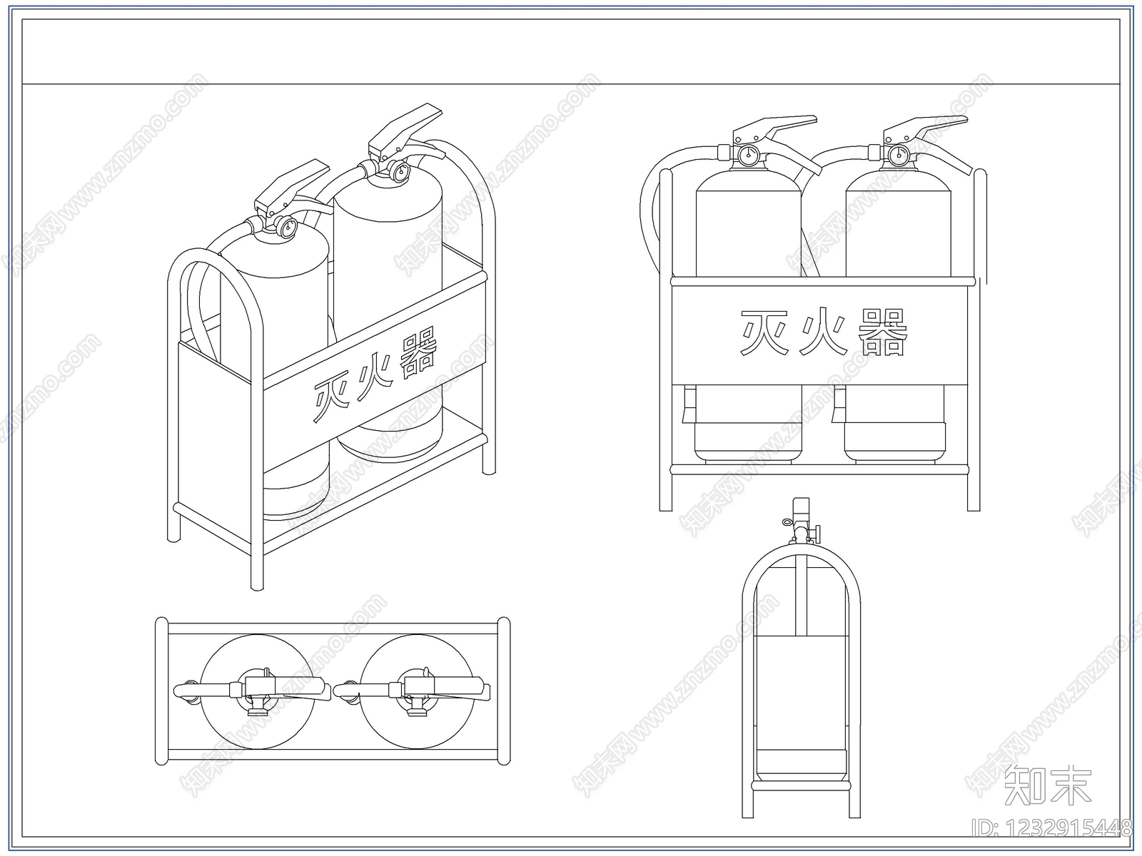 综合器材设备图库cad施工图下载【ID:1232915448】