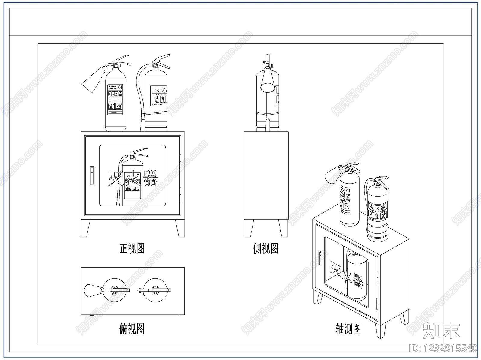 综合器材设备图库cad施工图下载【ID:1232915540】