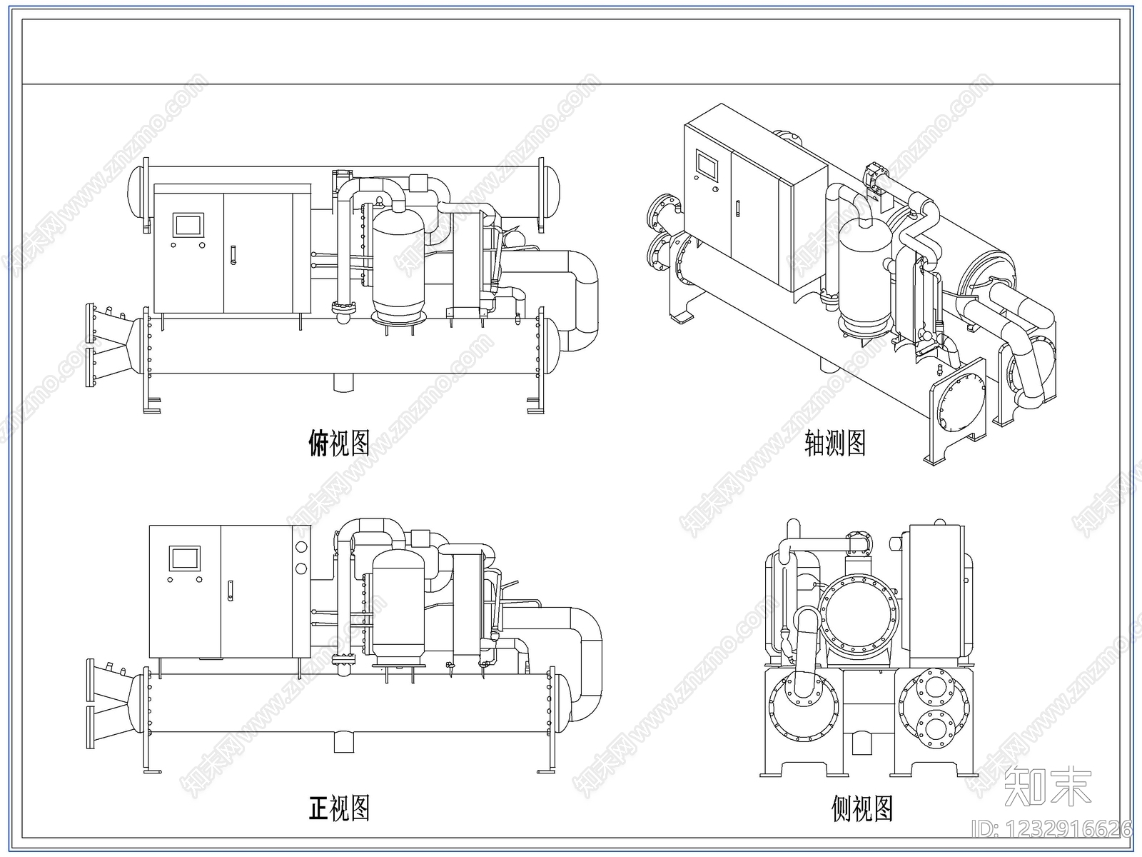 综合器材设备图库cad施工图下载【ID:1232916626】